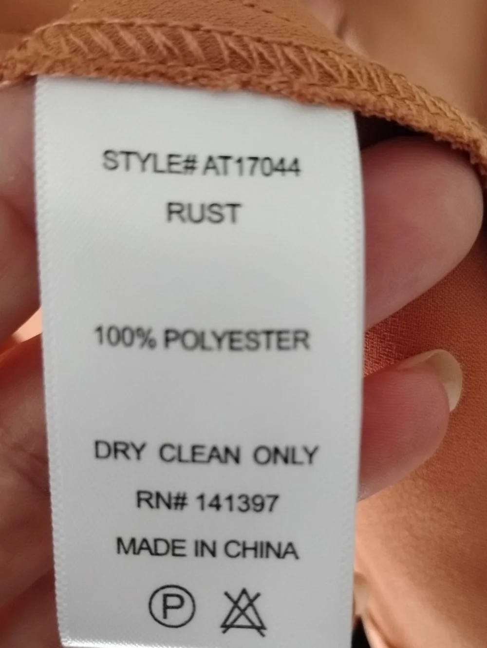Astr Off-Shoulder Satin Blouse in Rust Copper